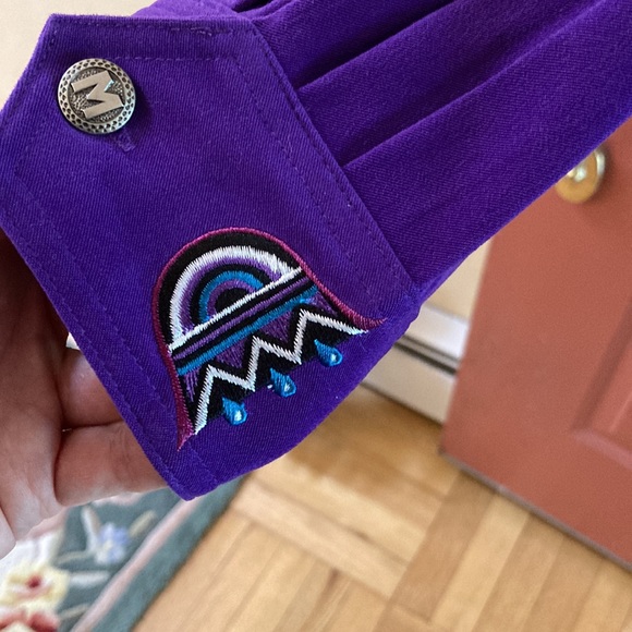 Bob Mackie Purple Pants and Jacket Set.  So soft like baby fine velour. Lined. - Picture 4 of 9